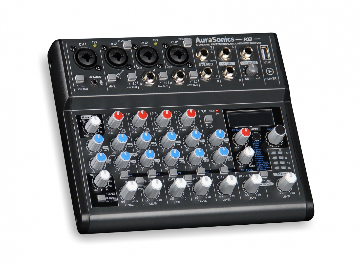 AuraSonics K8 компактный микшерный пульт в Чайковском