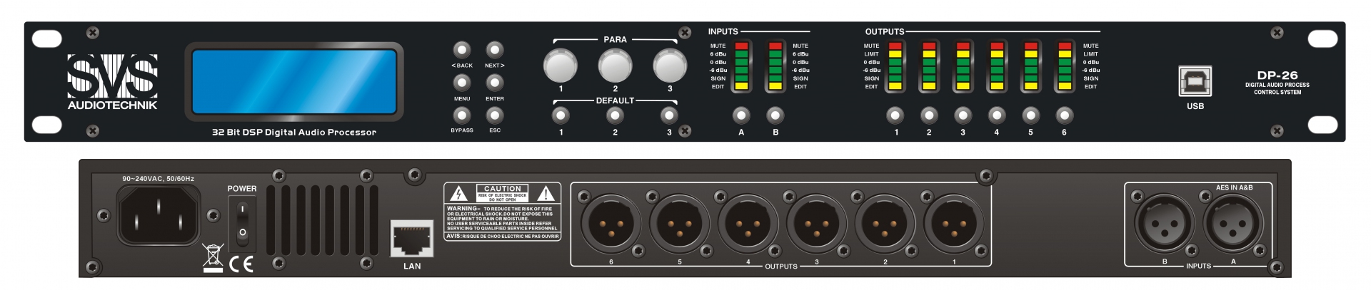 SVS Audiotechnik DP-26 Цифровой процессор: 2 входа 6 выходов в Чайковском