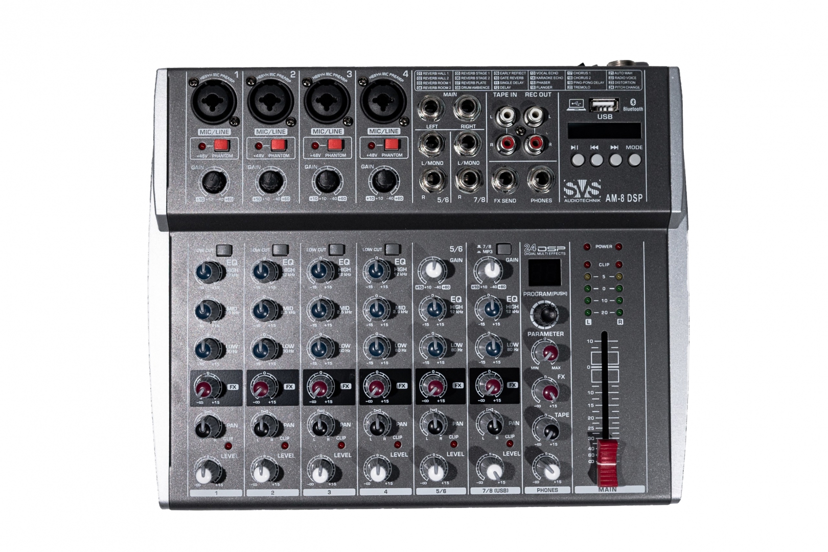 SVS Audiotechnik mixers AM-8 DSP Микшерный пульт аналоговый, 8-канальный в Чайковском